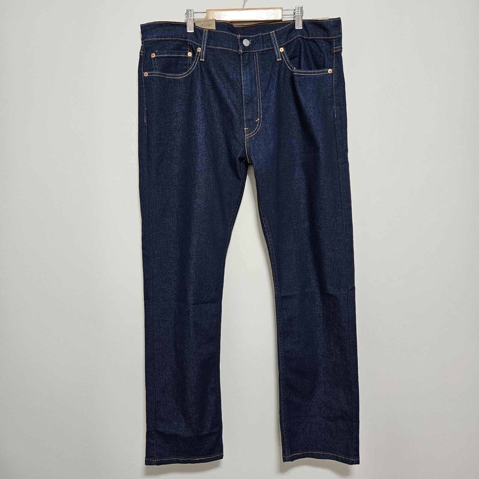 Levi’s 513 NWT Mens Slim Straight Jeans 085133217 Dark Wash Blue 36×32
