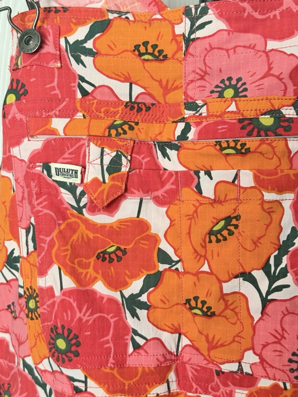 BRAND NEW M x 29 POPPY Duluth Trading Heirloom Gardening Bib Overalls SOLD OUT!