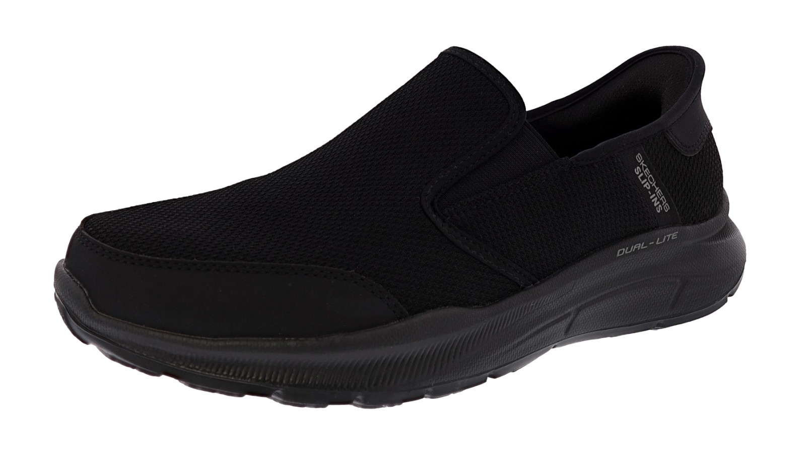 SKECHERS MEN’S SLIP-INS RF: EQUALIZER 5.0- DRAYZE 232926/BBK WALKING SHOES