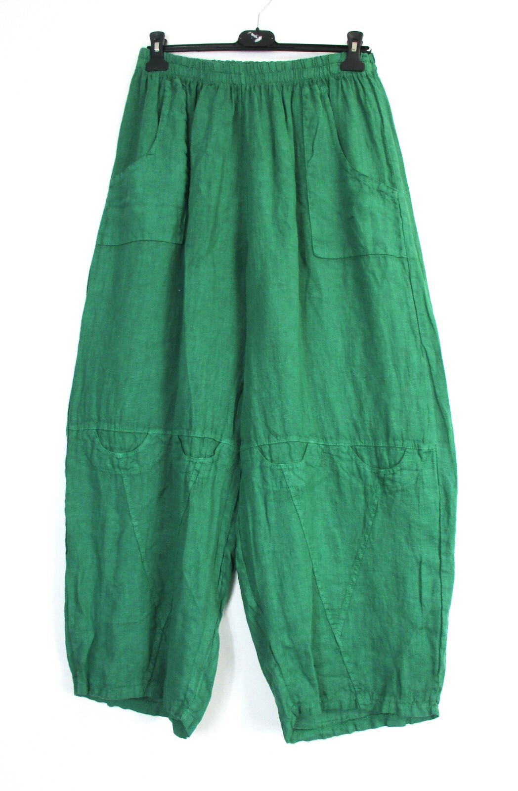 LAGENLOOK 100% LINEN ITALIAN TROUSERS 8 COLS 3 SIZES : Plus:1 Plus:2 Plus Plus:3