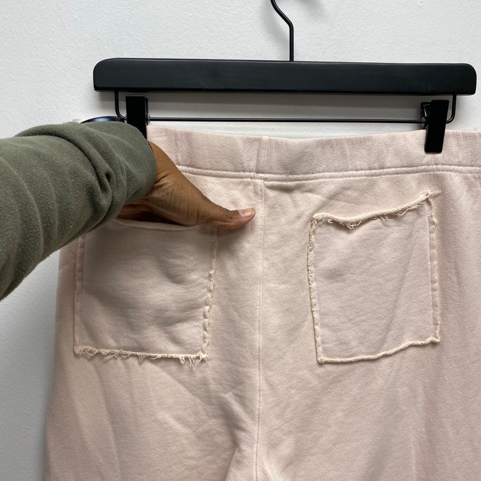 Frank & Eileen Bella Sweatpants Pink Medium Full Length NWOT Missing Drawstring