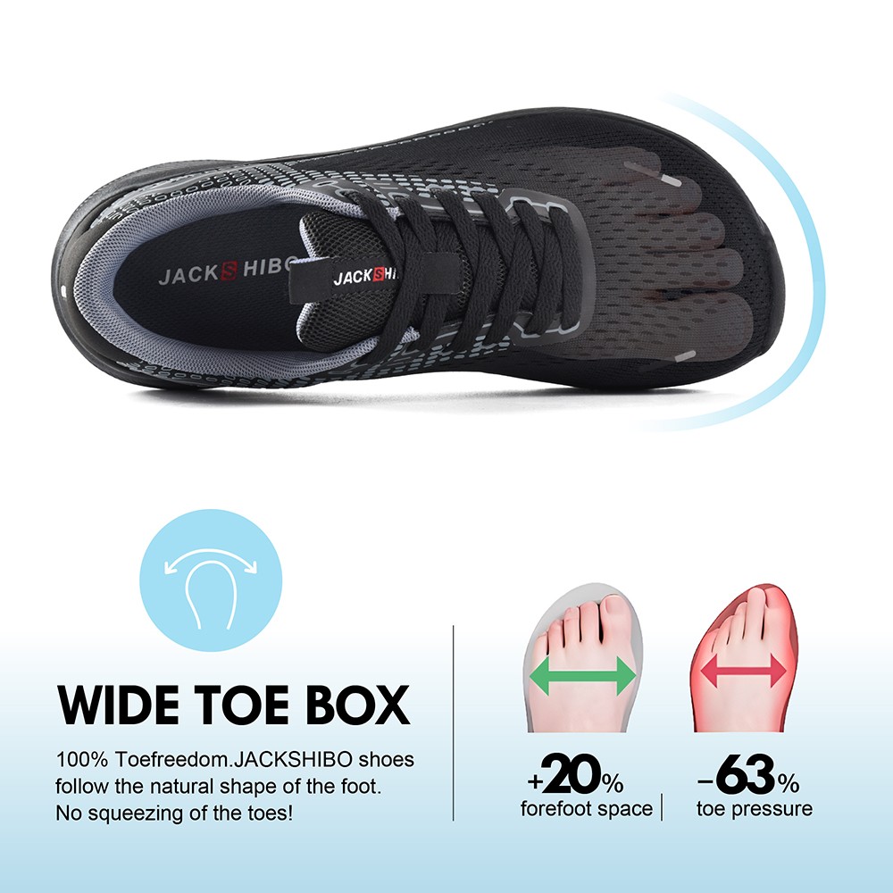 Women Wide-Toe Box Shoes Arch Support Wide Width Sneakers for Running Athletic