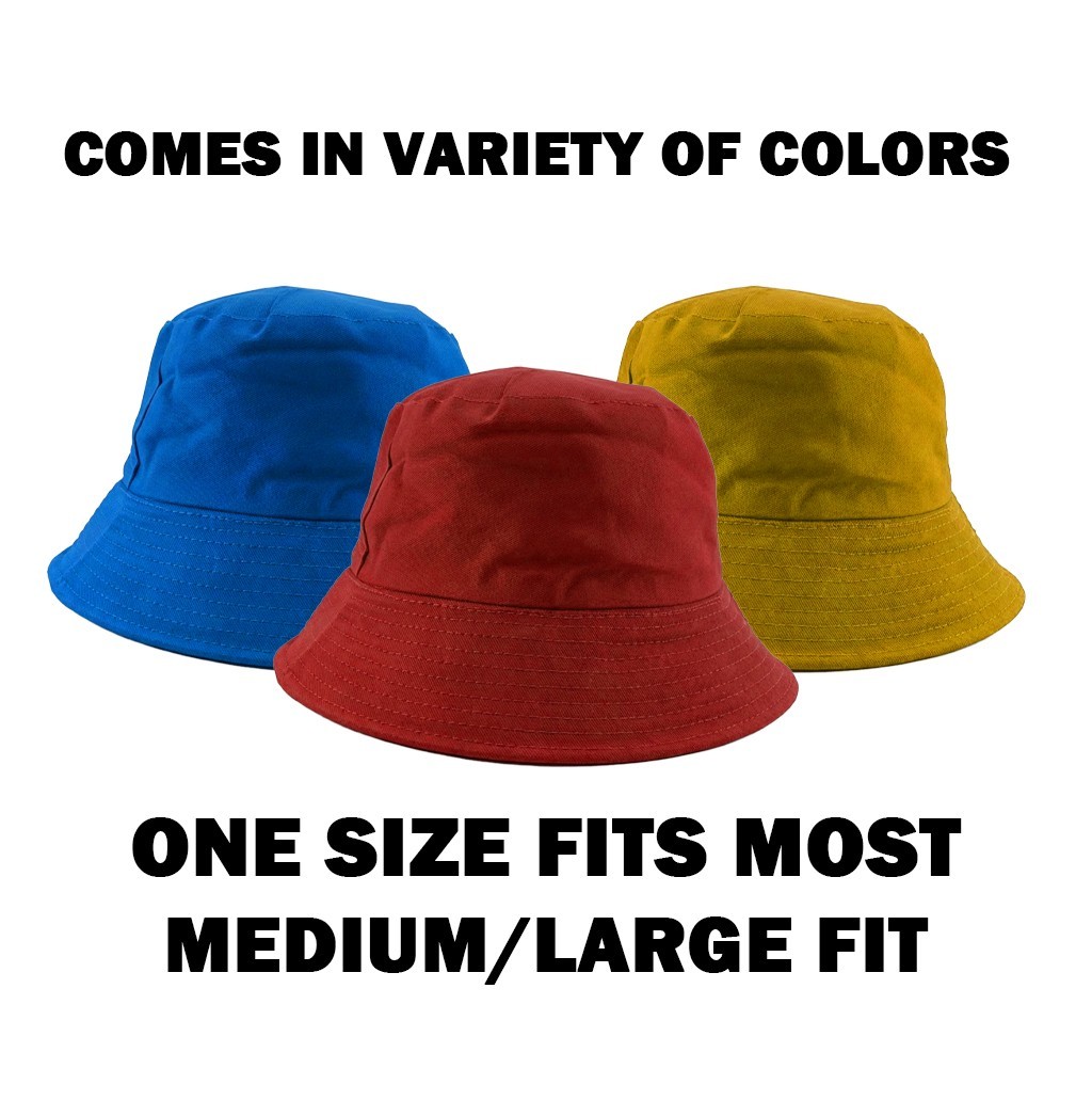 Classic Cotton Bucket Hat for Summer Fishing Camping Safari Outdoors