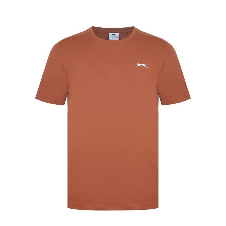Mens Slazenger 100% Cotton Plain Crew Neck T Shirt XS S M L XL XXL 3XL 4XL BNWT