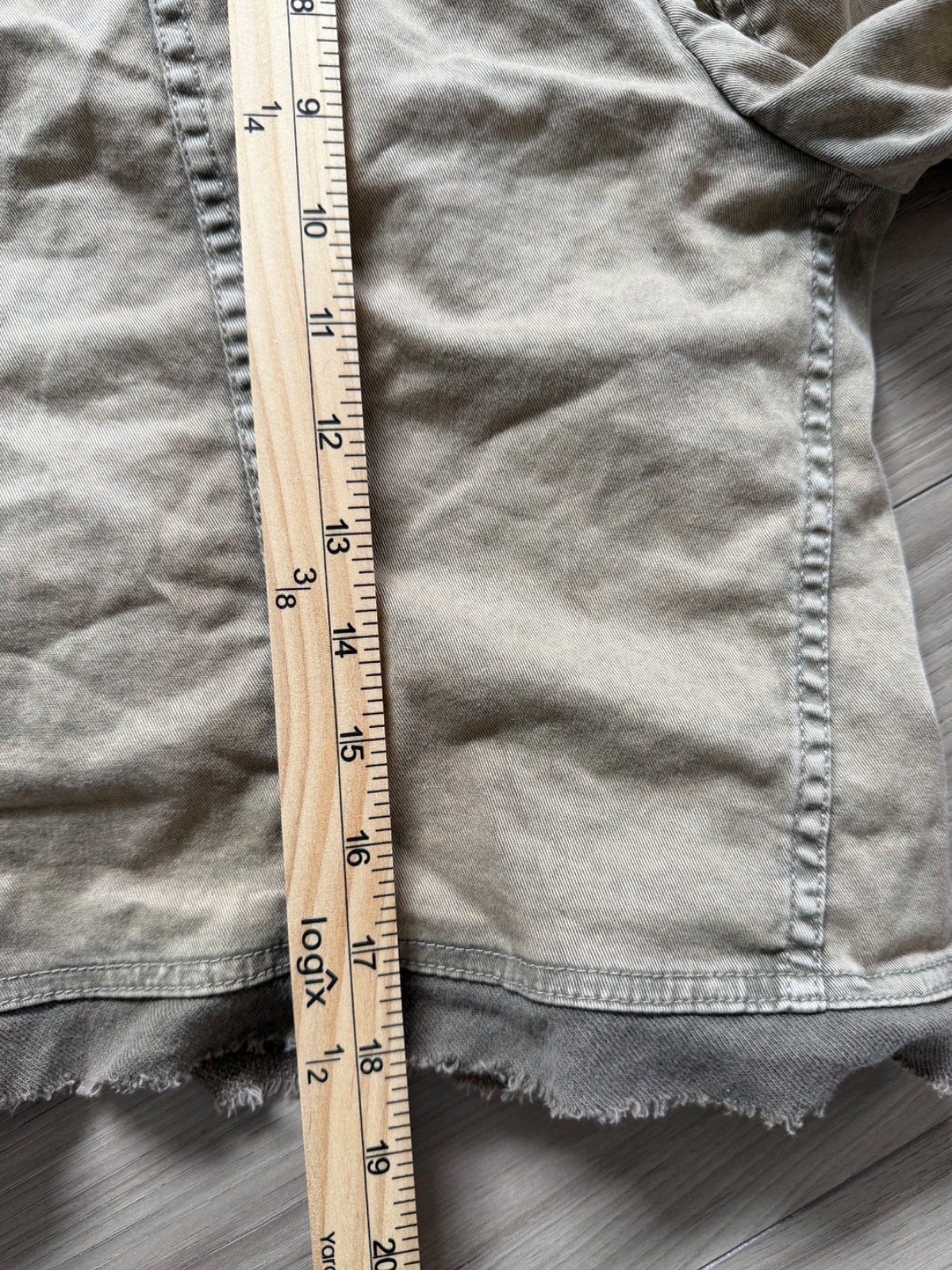 Free People Collapsing Twill Asymmetrical Moto Military Jacket Lt Brown/Tan S