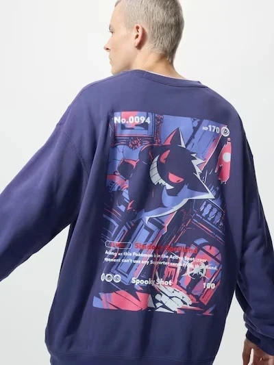 Pokemon Triding Card Game Pocket Uniqlo Sweat Shirt XS S M L XL XXL 3XL 4XL New