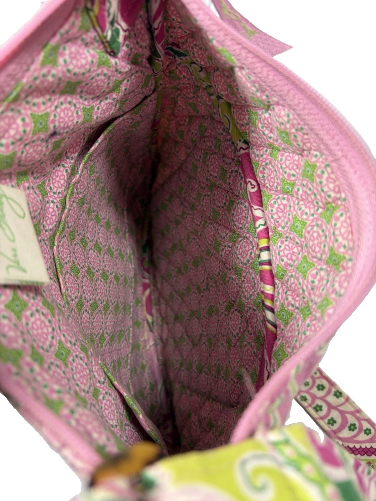 Vera Bradley Hipster Crossbody Bag in Pinwheel Pink Y2K Retired Print 11”x10”