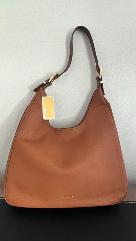 NWT MICHAEL KORS Tan Nolita Large Hobo Shoulder Bag
