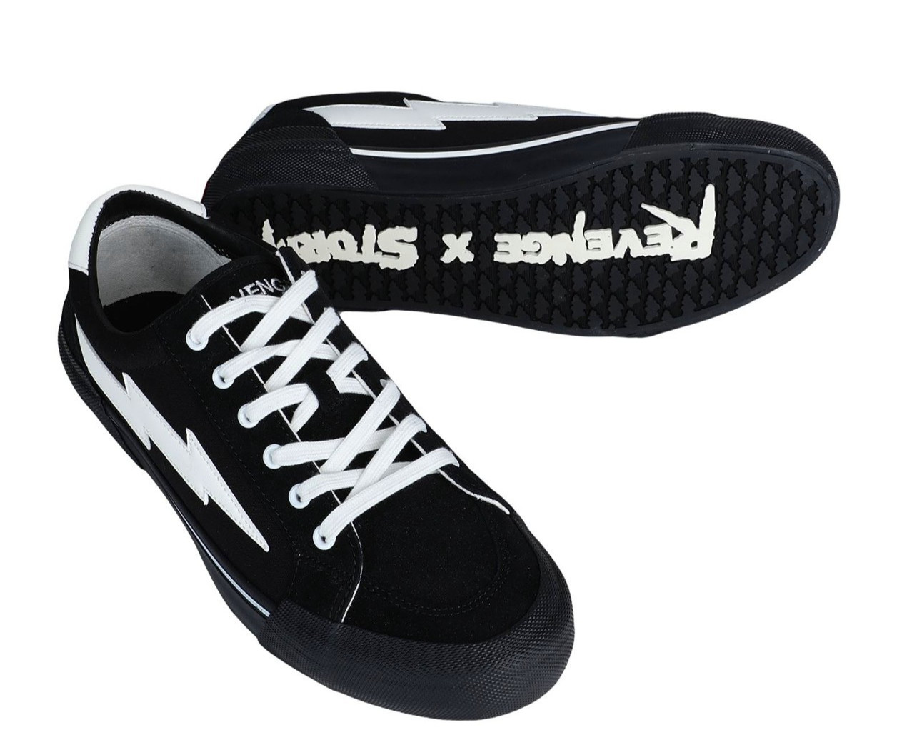 REVENGE x STORM Low Top Vol. 2 Black White Mens Size 13