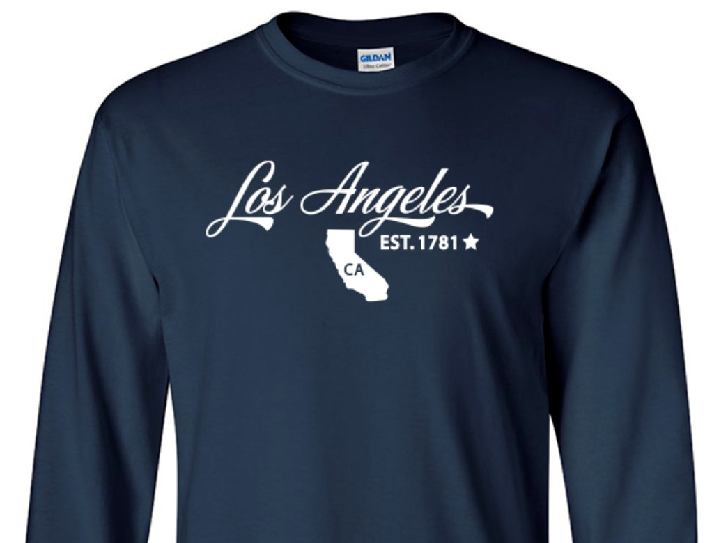 Los Angeles California T-Shirt Long Sleeve Graphic tee