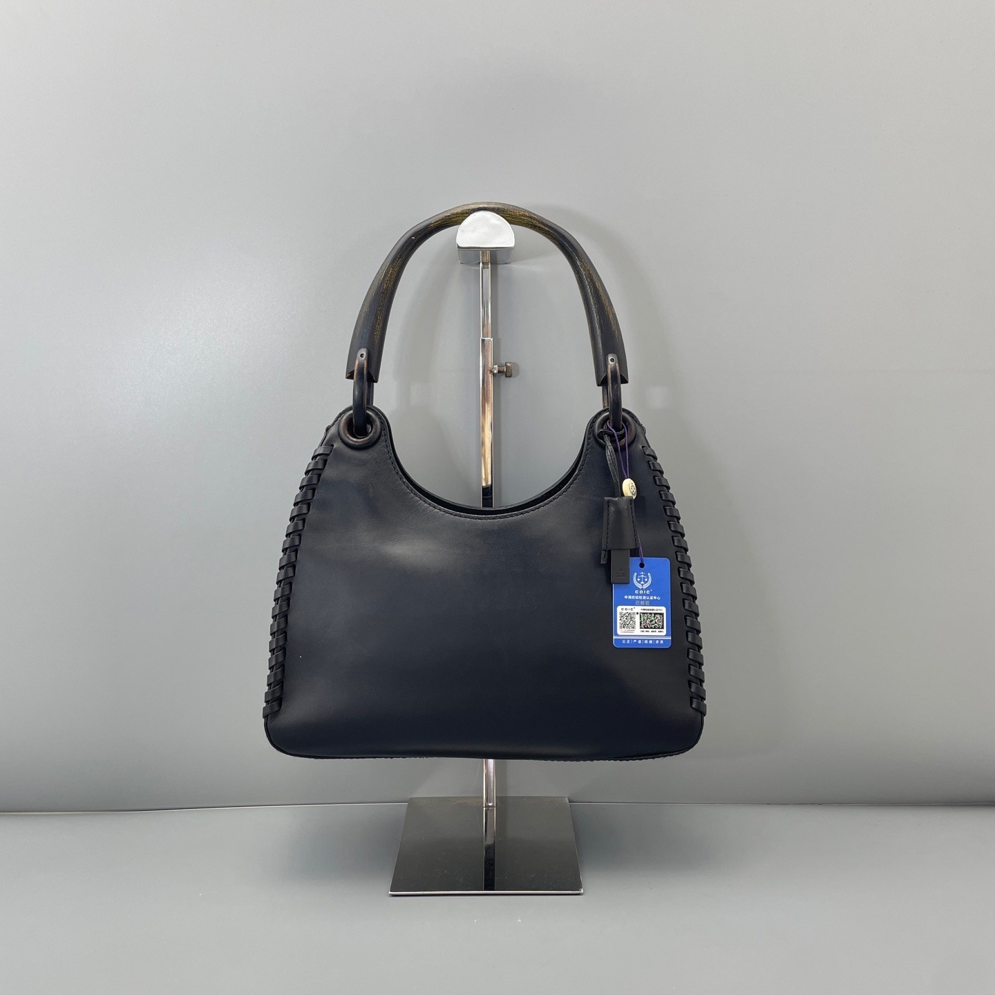 Gucci Pre-Owned Authentic Underarm Bag Black 29*23*11cm Free Tracked Shipping