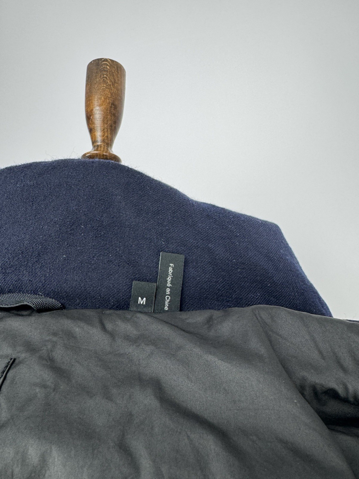 Theory Bowen Storm Wool Down Jacket Navy Blue Men’s Size M Puffer Coat