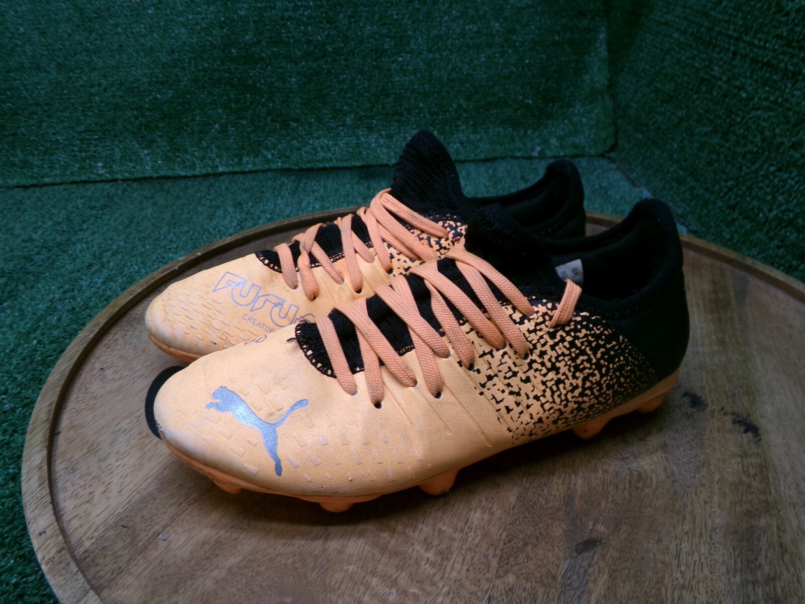 Puma Future 4.3 Boys Orange Athletic Running Soccer Cleats Size 2C 106777-01