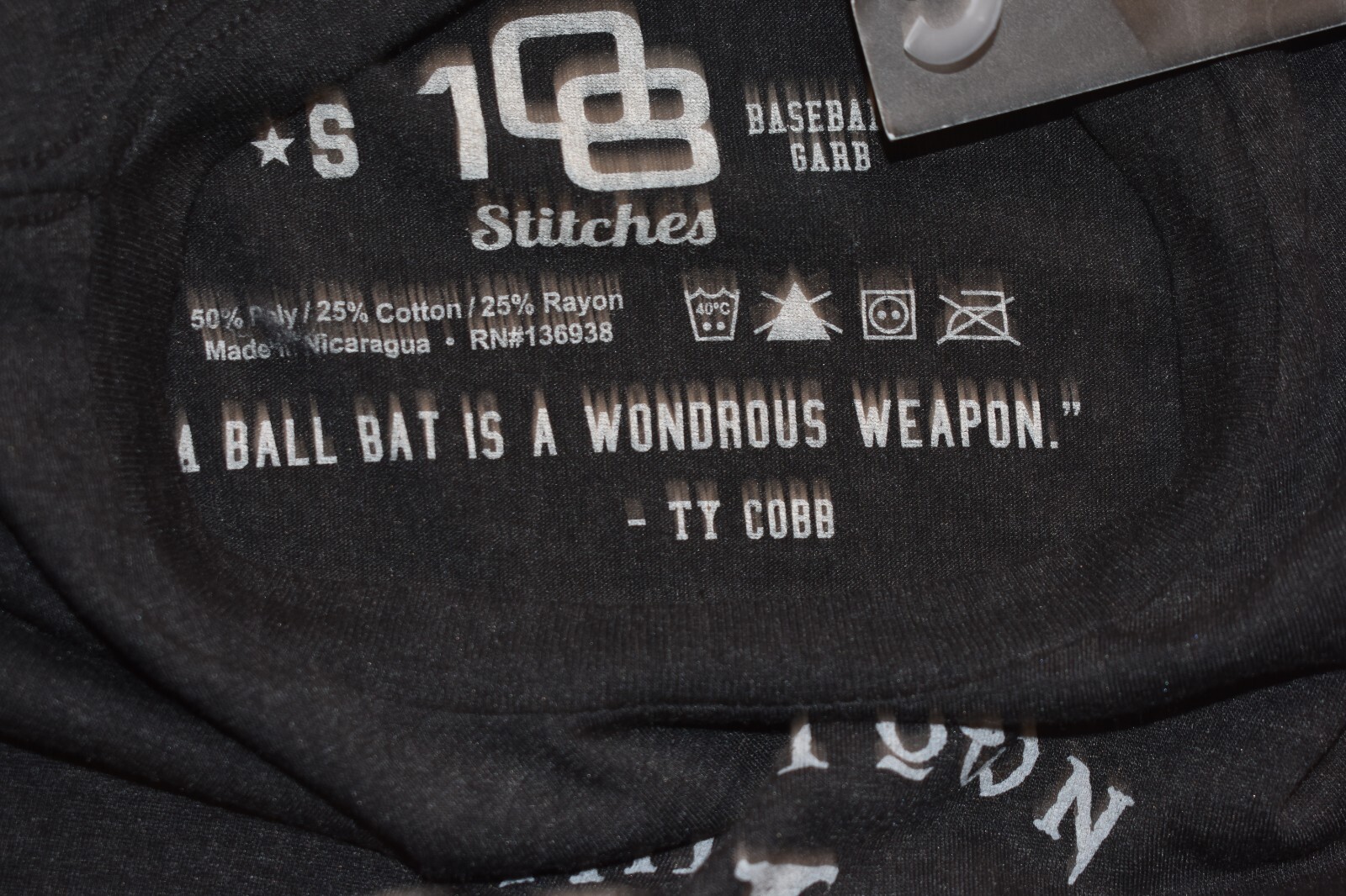 108 Stitches Mens Mid-Town Maulers Baseball Let The Beatings Begin Shirt NWT S,M