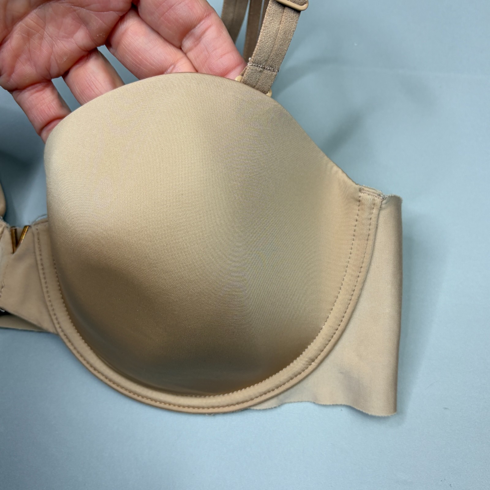 Victoria Secret Strapless Bra 36C Unlined Multiway Straps Underwire