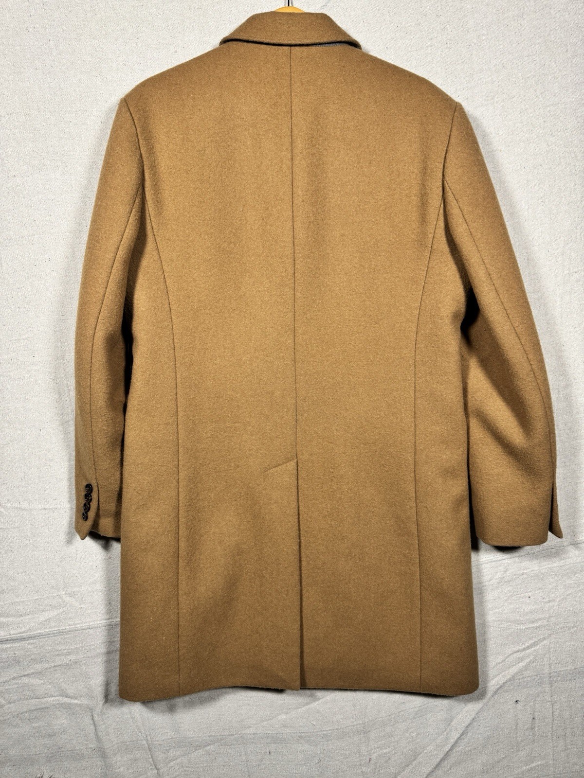 J.Crew Mercantile Thompson Wool Blend Topcoat Men’s Size 40 Camel Brown