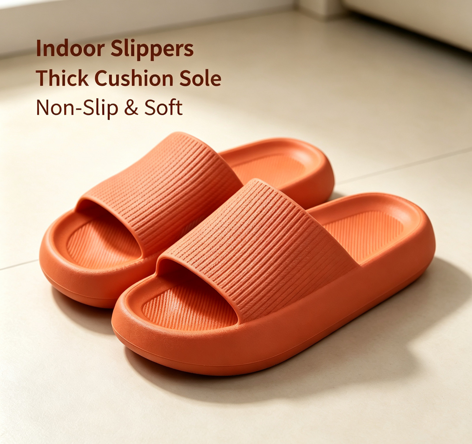 EVA Cloud Slides Sandals Ultra Soft Non Slip Shower Slippers Home Shoes