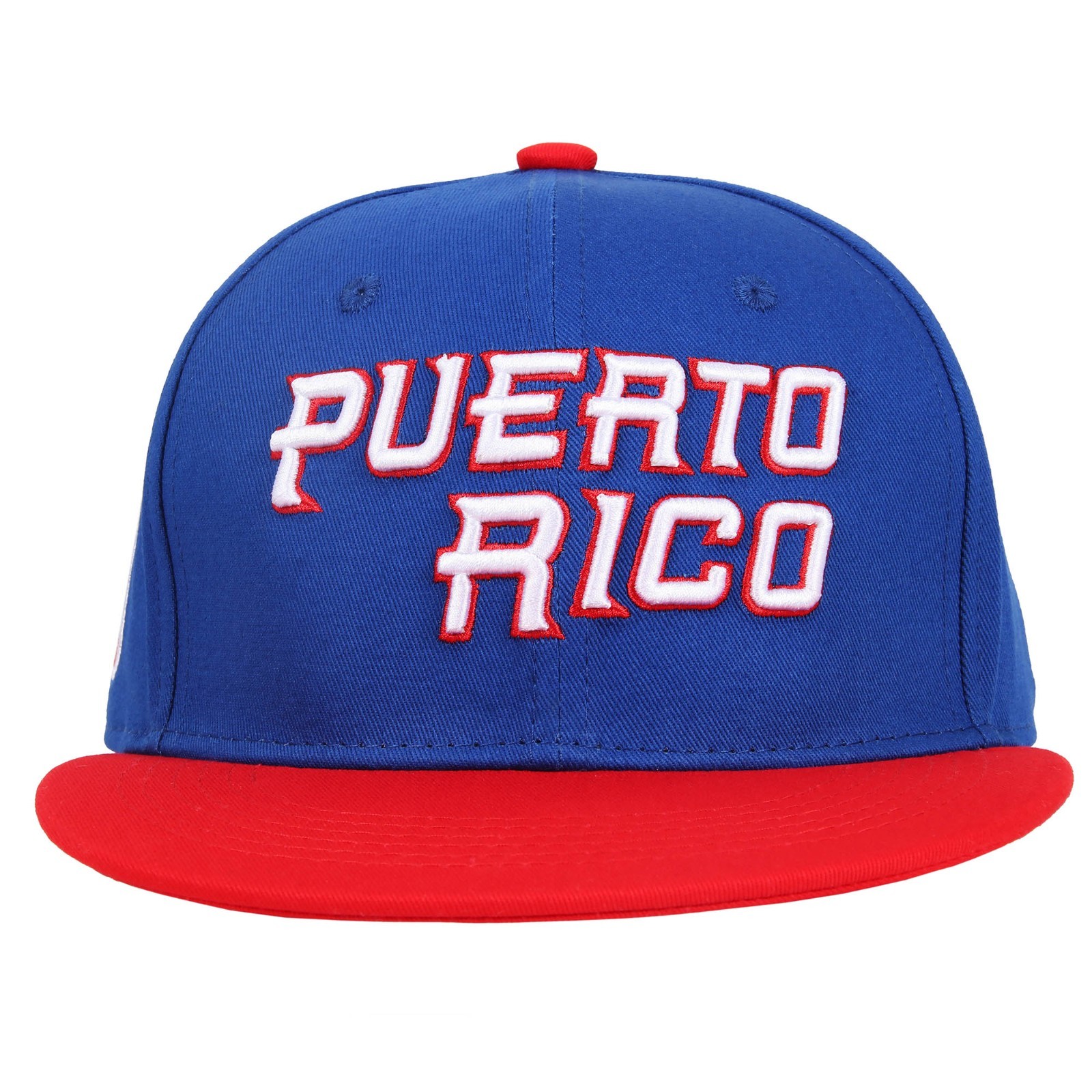 PR 3D Embroidered Baseball Cap Puerto Rico Flag Soft Crown Cotton Snapback Hat