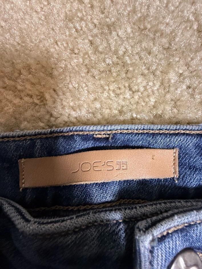 Joe’s Jeans Jeans Womens 28 Blue High Rise Skinny Ankle Distressed Raw Hem Rips