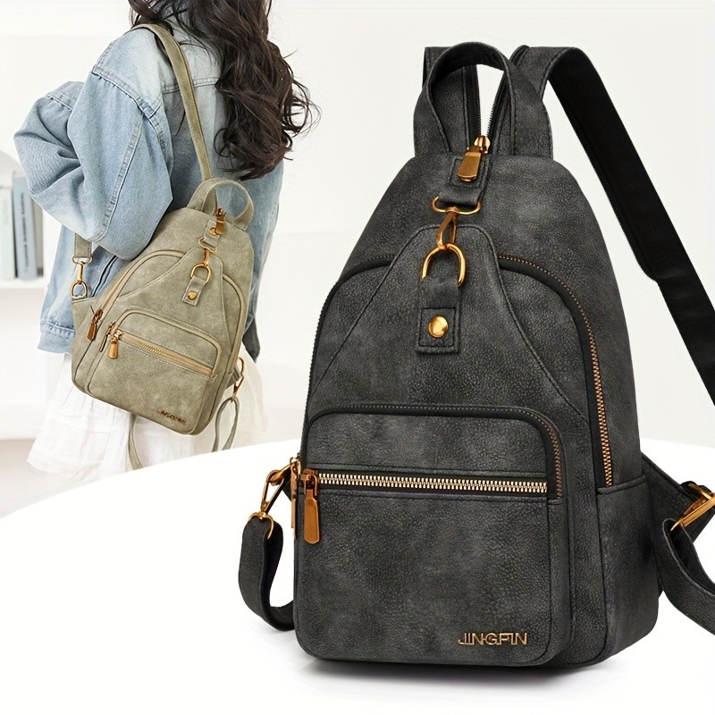 Multifunctional fashionable backpack, double-shoulder bag, daily backpack