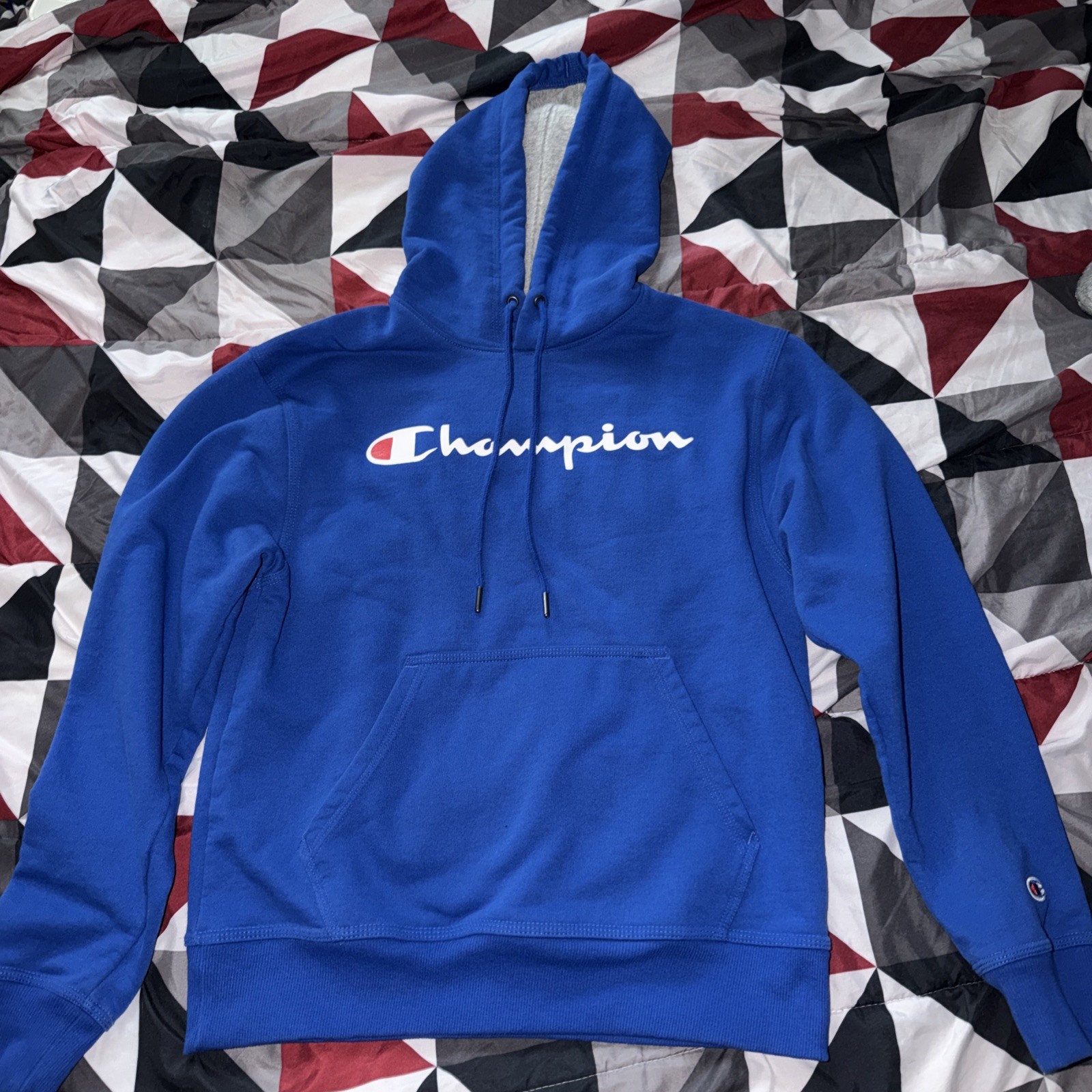 NWT Champion Powerblend Men’s Pullover Hoodie Royal Blue Sports School Small