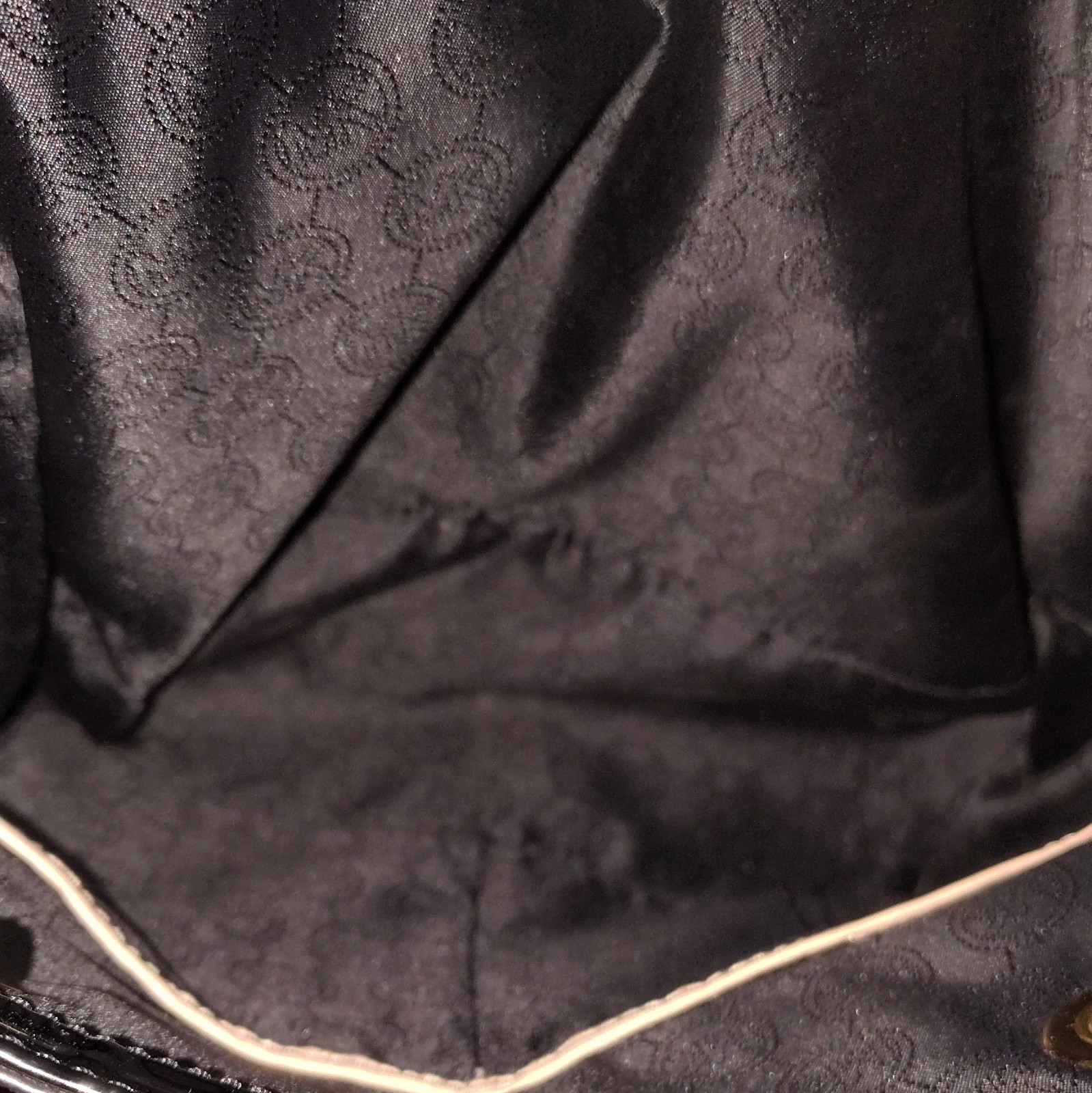 Michael Kors Black Patent Leather Jet Set Tote