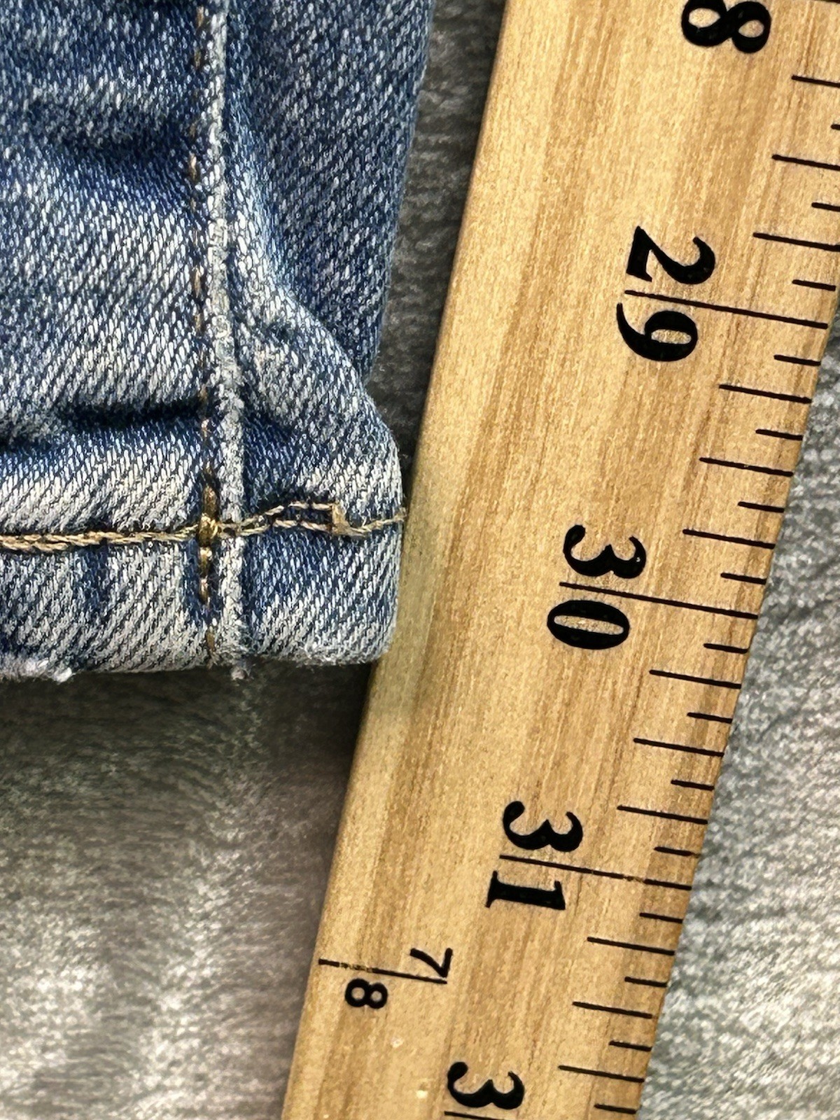 A.n.a. High Rise Vintage Bootcut Stretch Distressed Jeans Womens Plus Sz 18 Blue