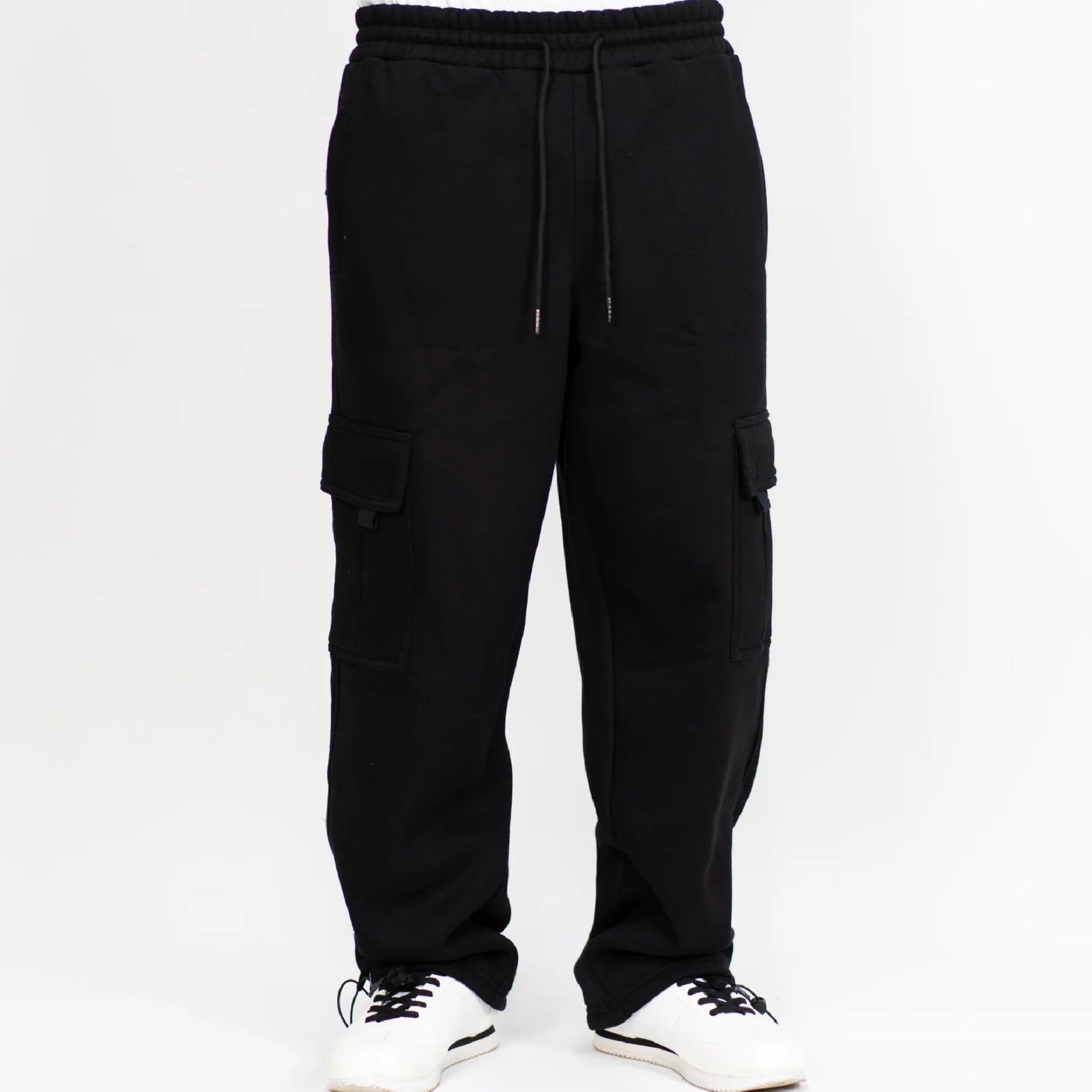 FB COUNTY MENS HEAVYWEIGHT FLEECE CARGO PANTS FBCOUNTY CASUAL SWEATPANTS XS-3XL