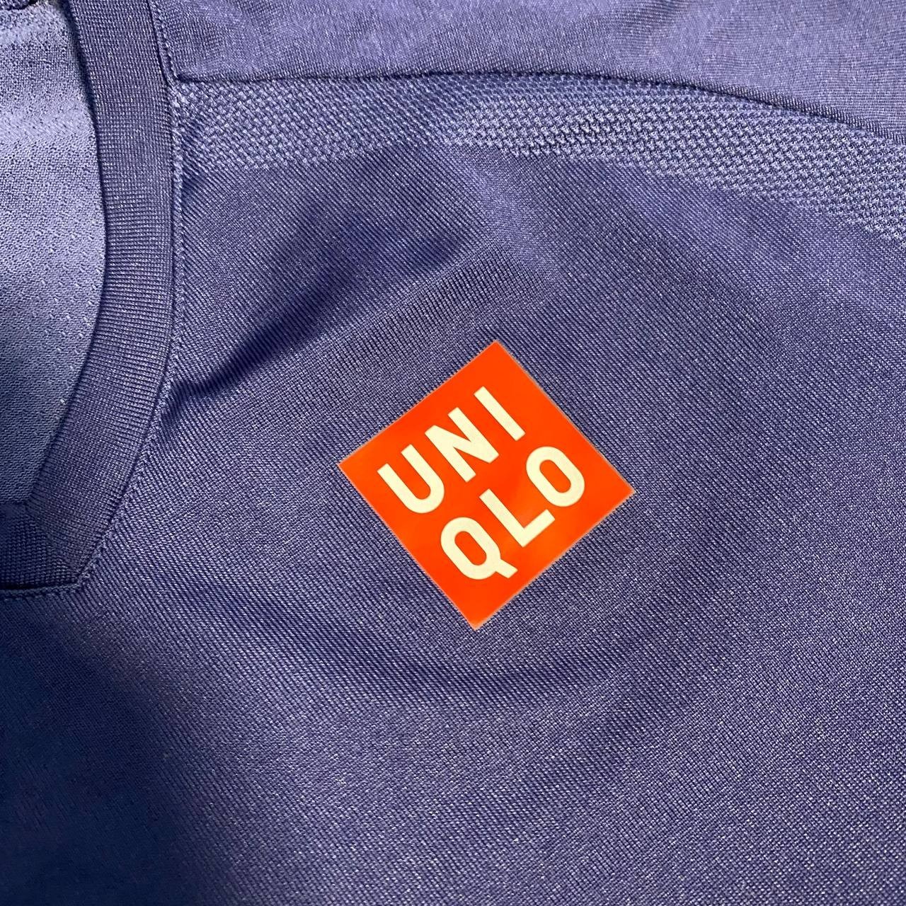 Uniqlo Roger Federer RF 2020 Australian Open Tennis Shirt Henley Polo DRY-EX