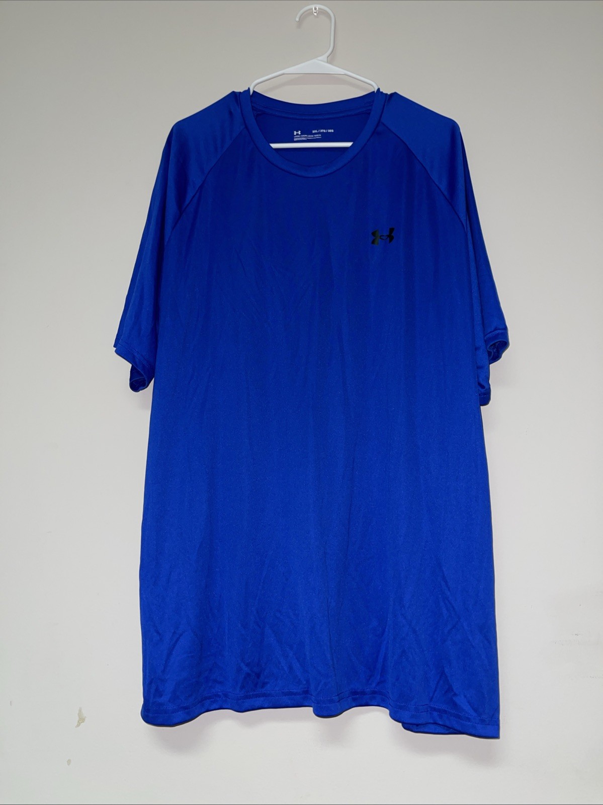 Under Armour Mens T Shirt 3XL Blue Crew Neck Loose 10