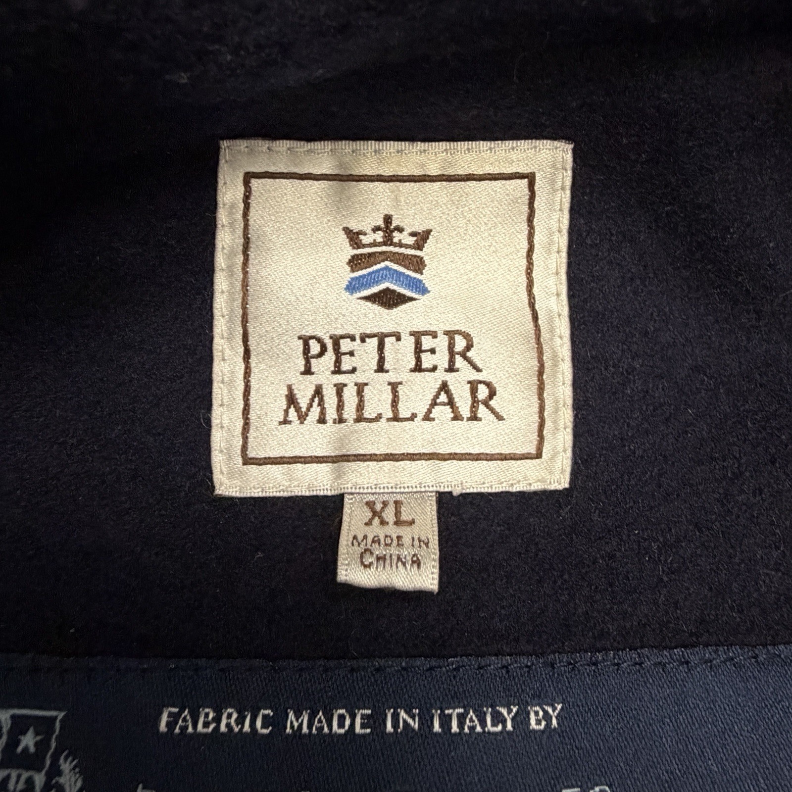 Loro Piana Peter Millar XL Wool Doeskin Storm System Sport Coat Fabric Italy