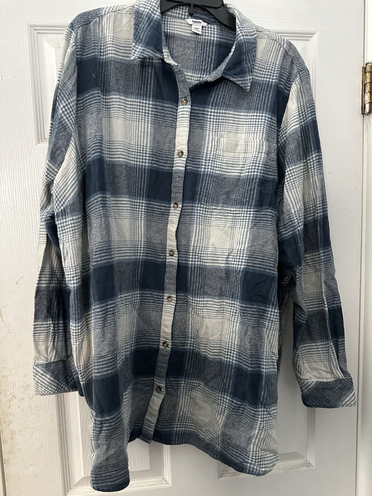 Multi Color Pattern Flannel Button Up Shirt Size 3xlarge