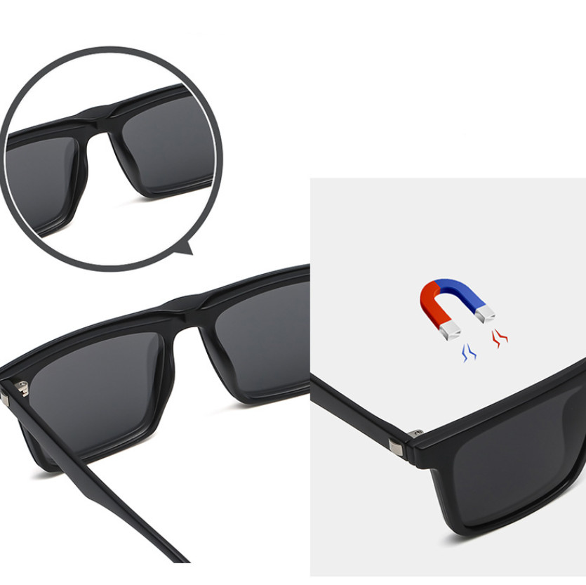 5 in 1 Magnetic Clip On Reading Glasses Men Women Outdoor Sunglasses Hot