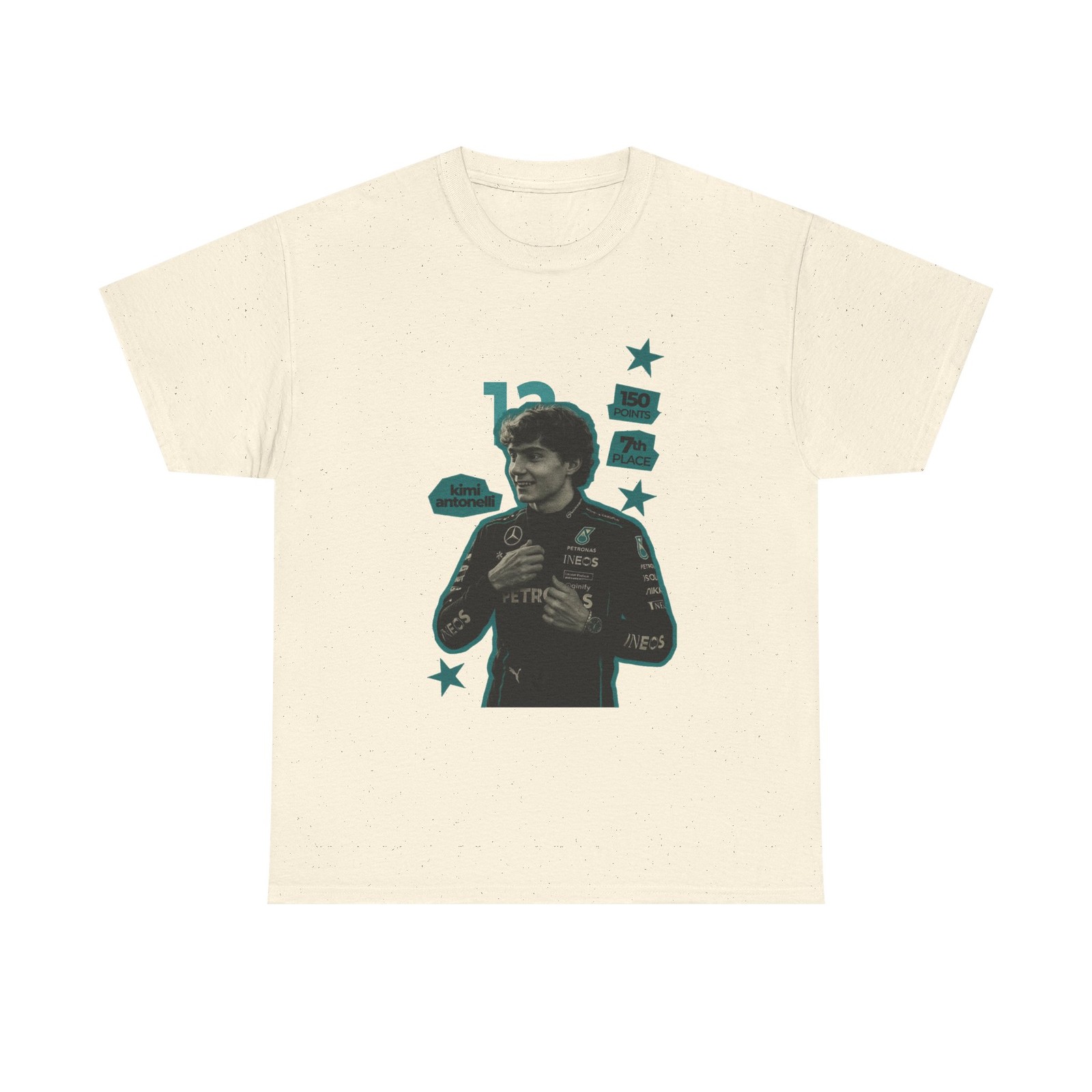 Kimi Antonelli Tee, Formula 1 Inspired Racing Streetwear, Unisex Shirt