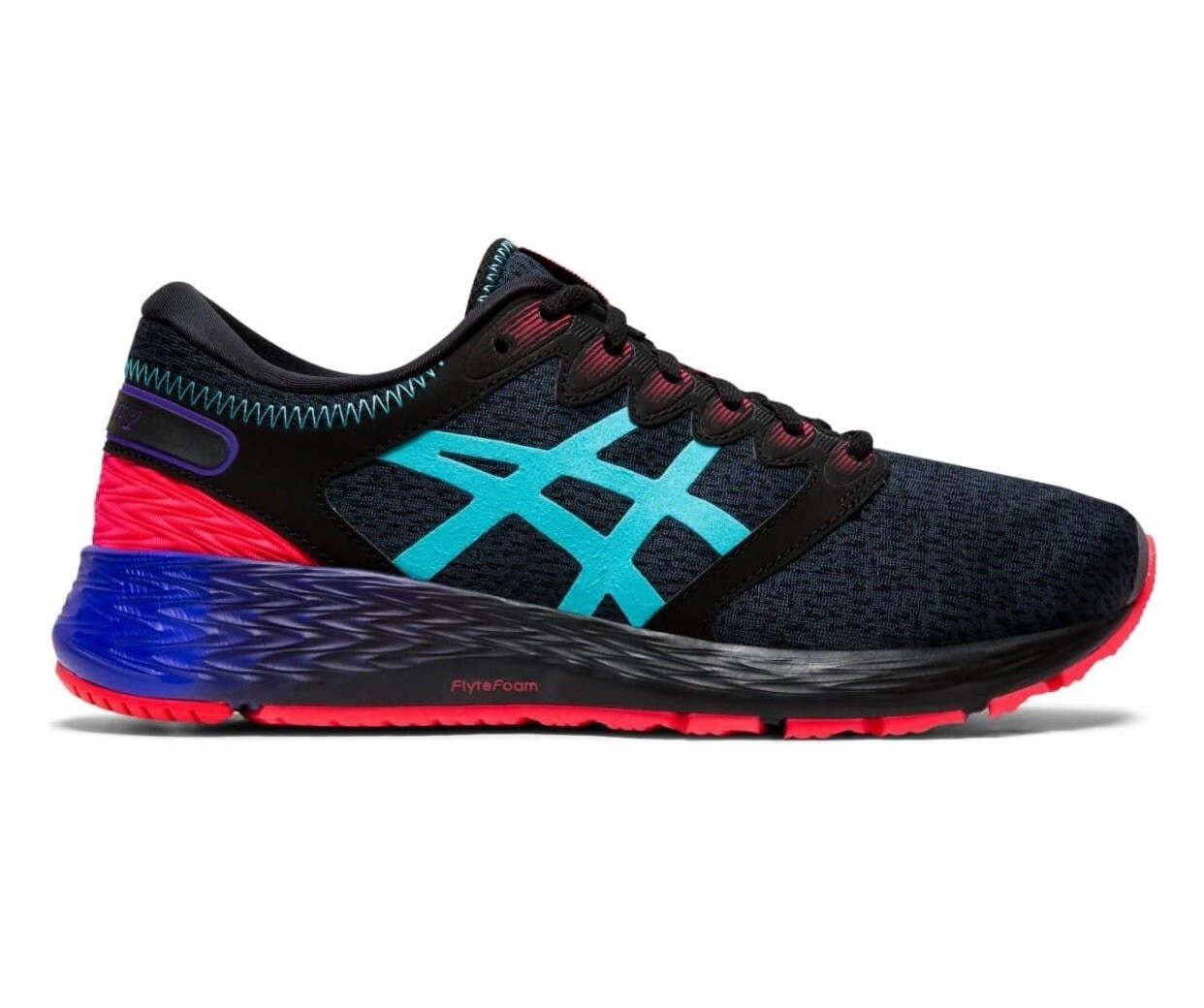 ASICS Extremely Beautiful Shoes Sneakers Black Road Hawk FF 2 TWIST Size 9.5