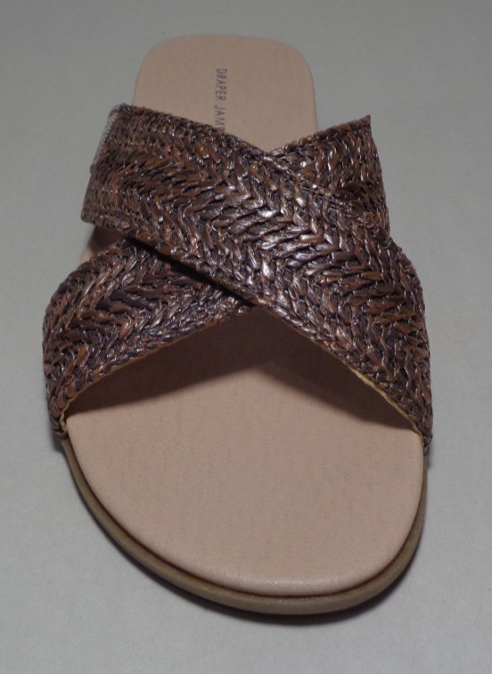 Draper Size 9 M / ALEX / Brown / Raffia Woven Sandals / New Women’s Shoes