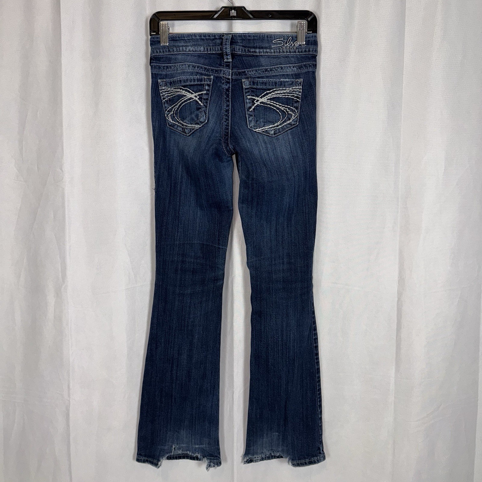 Silver Jeans Suki Women’s 25/32 Blue Denim Bootcut Y2K Style