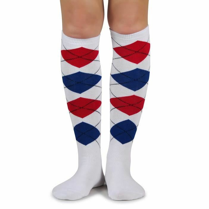Spotlight Hosiery Elite Quality Argyle Womens Knee Highs Socks-You choose Color