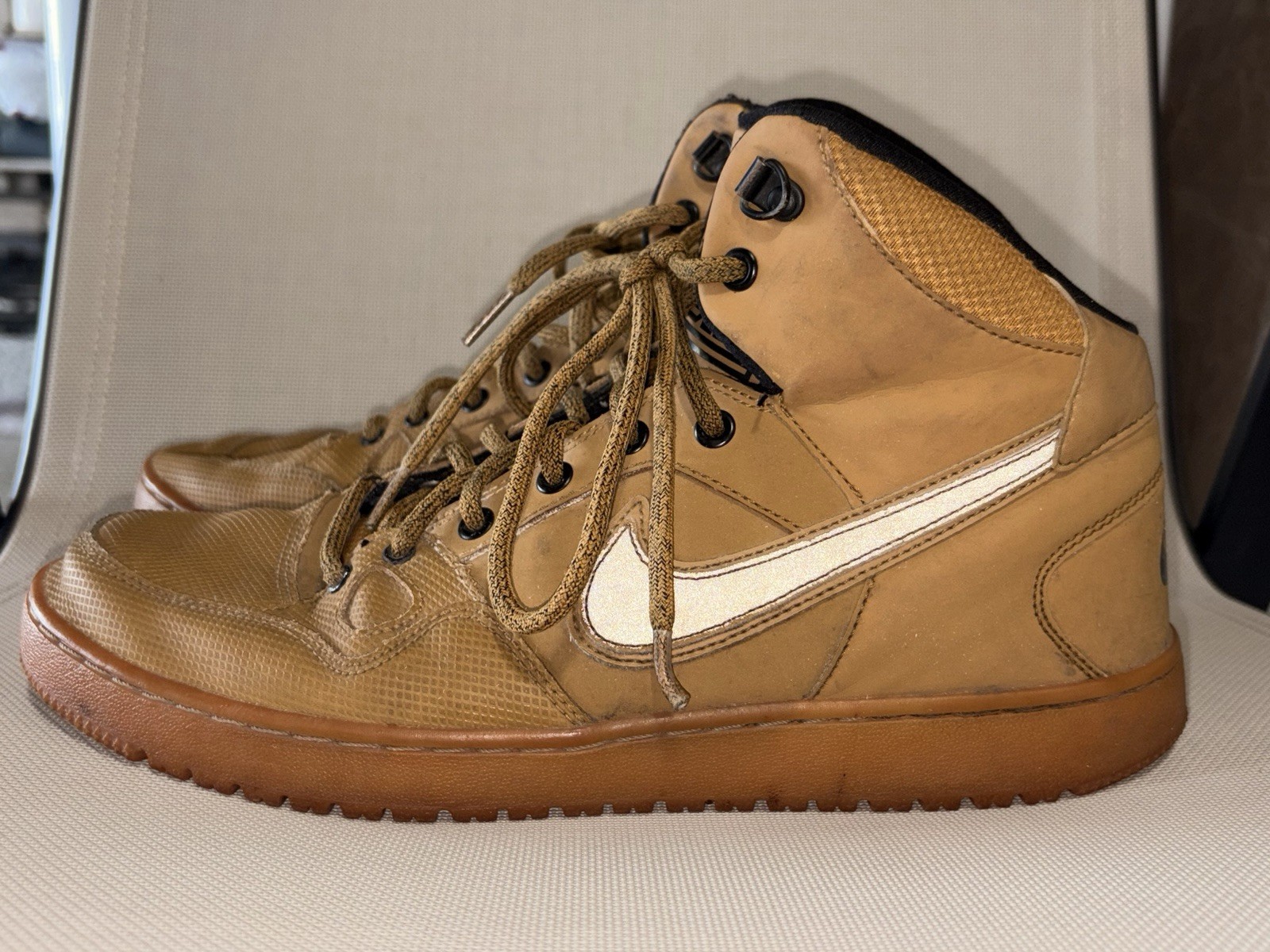 Nike Son of Force Winter Mid Wheat Size 10.5 807242-770