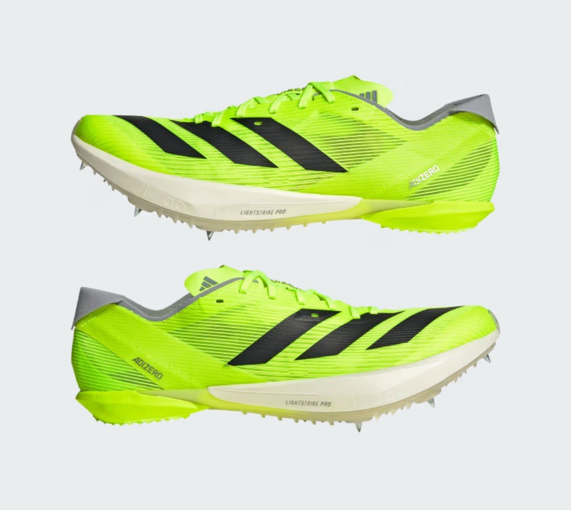 Size 11.5 – adidas Adizero Ambition Lucid Lemon Black IH5798 New with Spikes
