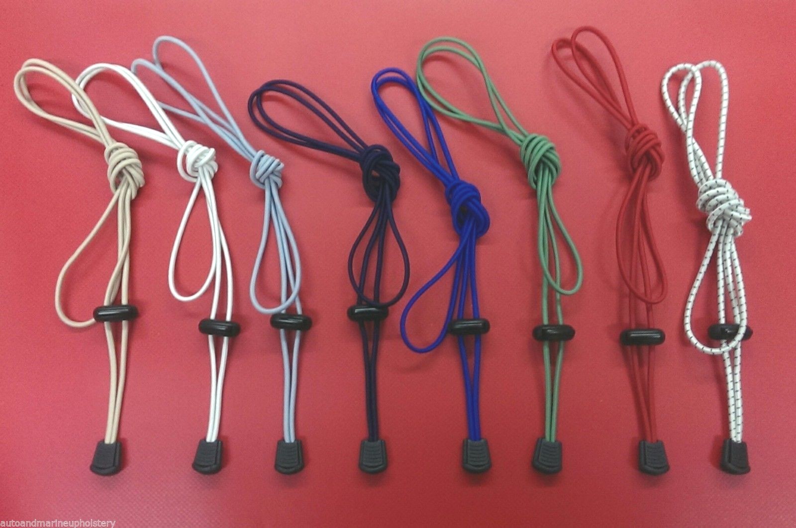 Elastic No-Tie Shoelace Strings Locking Laces Shoe Fastening w/ Toggles & Ends