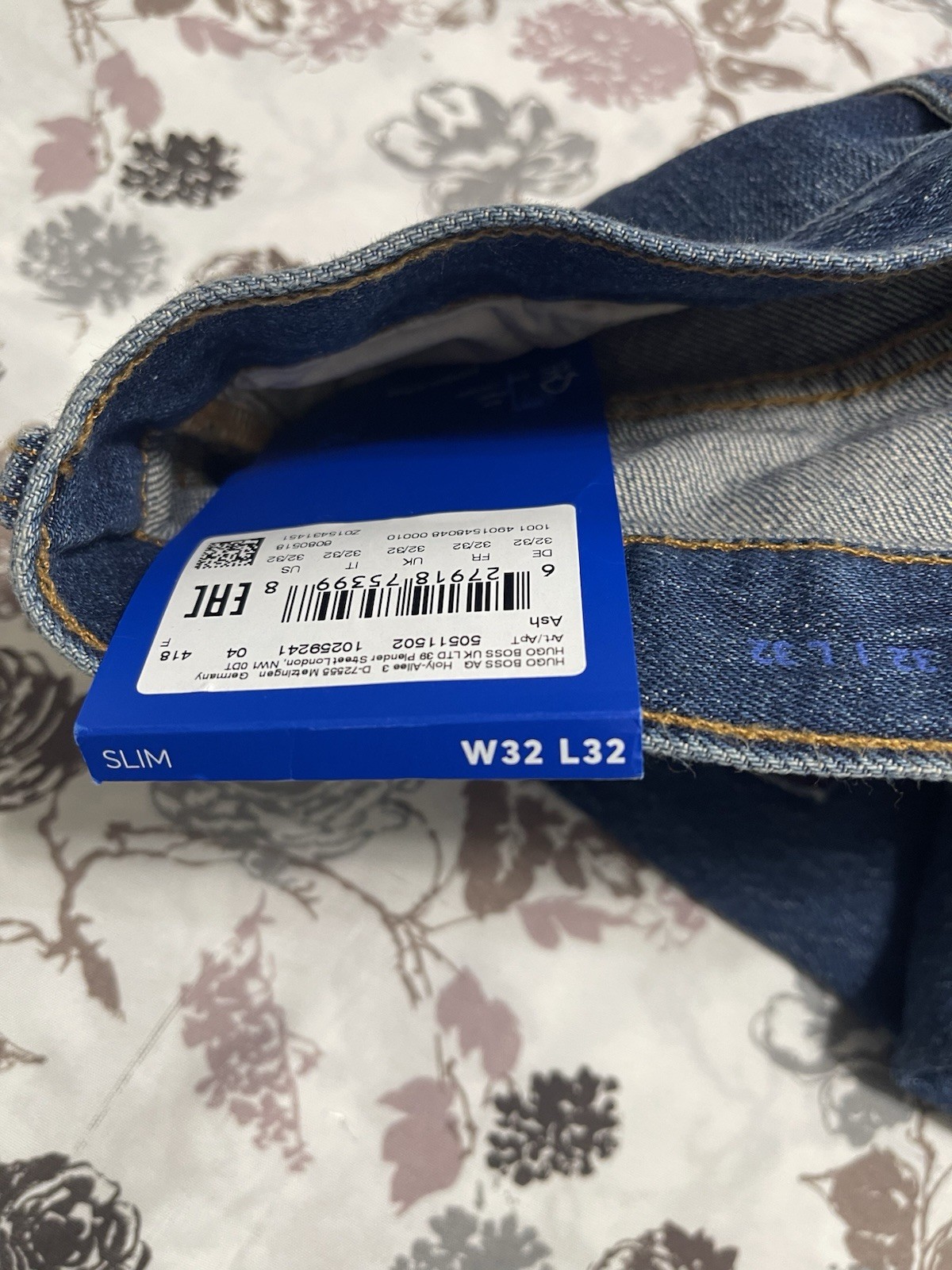 HUGO BOSS Slim-Fit Denim Jeans – Blue – 32/32