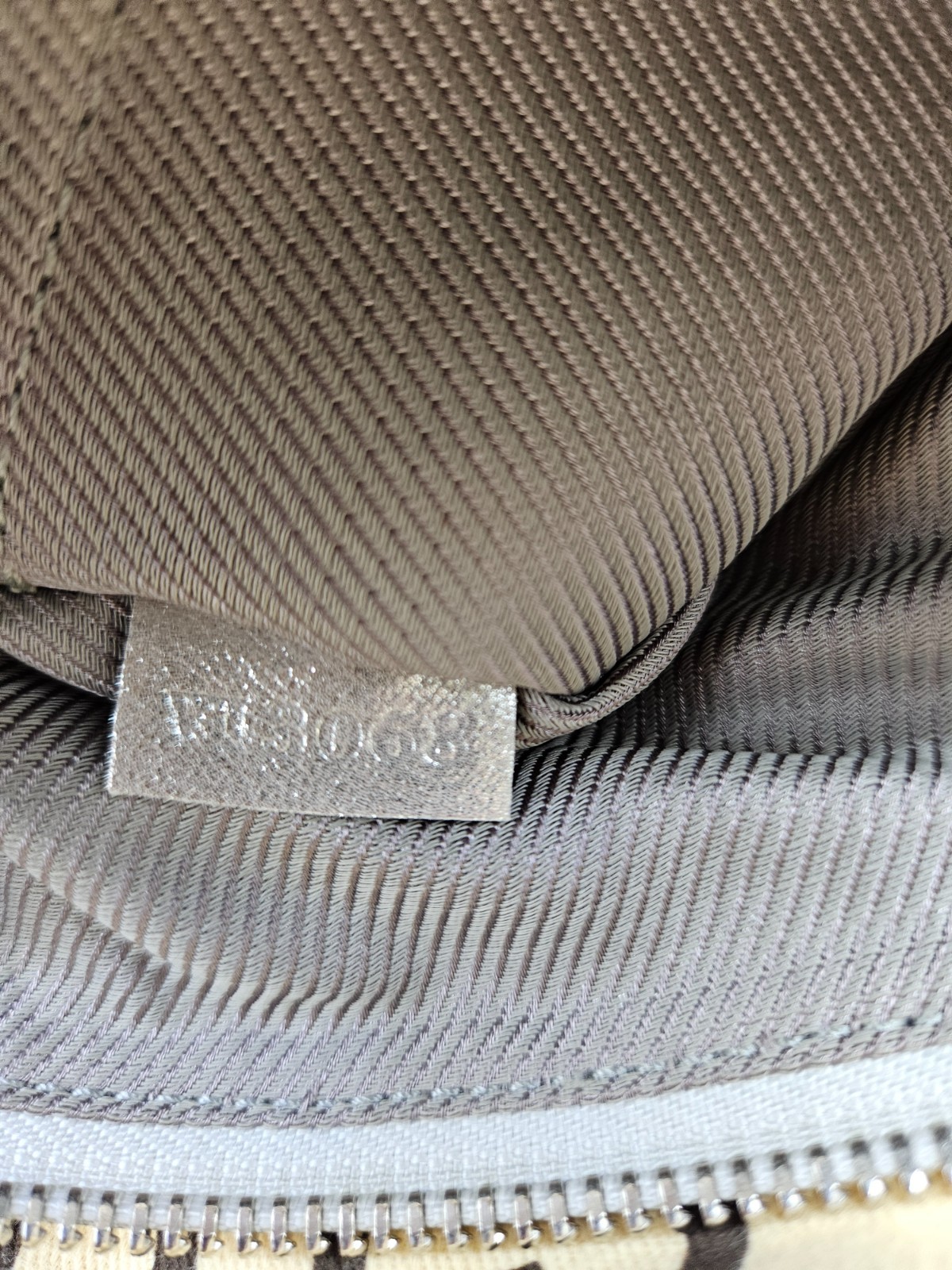 LOUIS VUITTON Silver Monogram Shimmer Leather Halo Bag