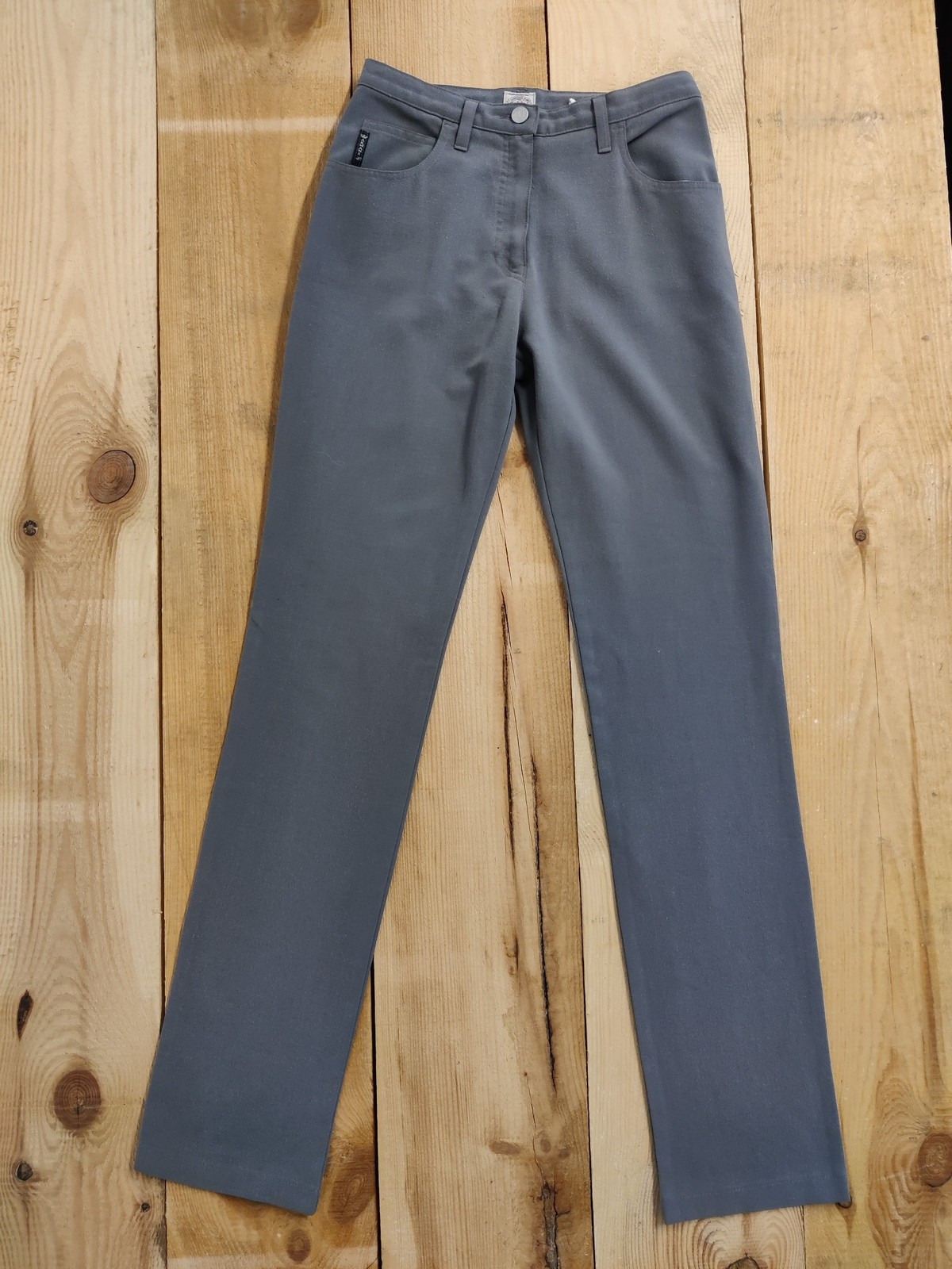 ARMANI JEANS W27 L34 GREY TROUSERS CERAMICA K12 COMFORT STRAIGHT MENS 27X34 LONG