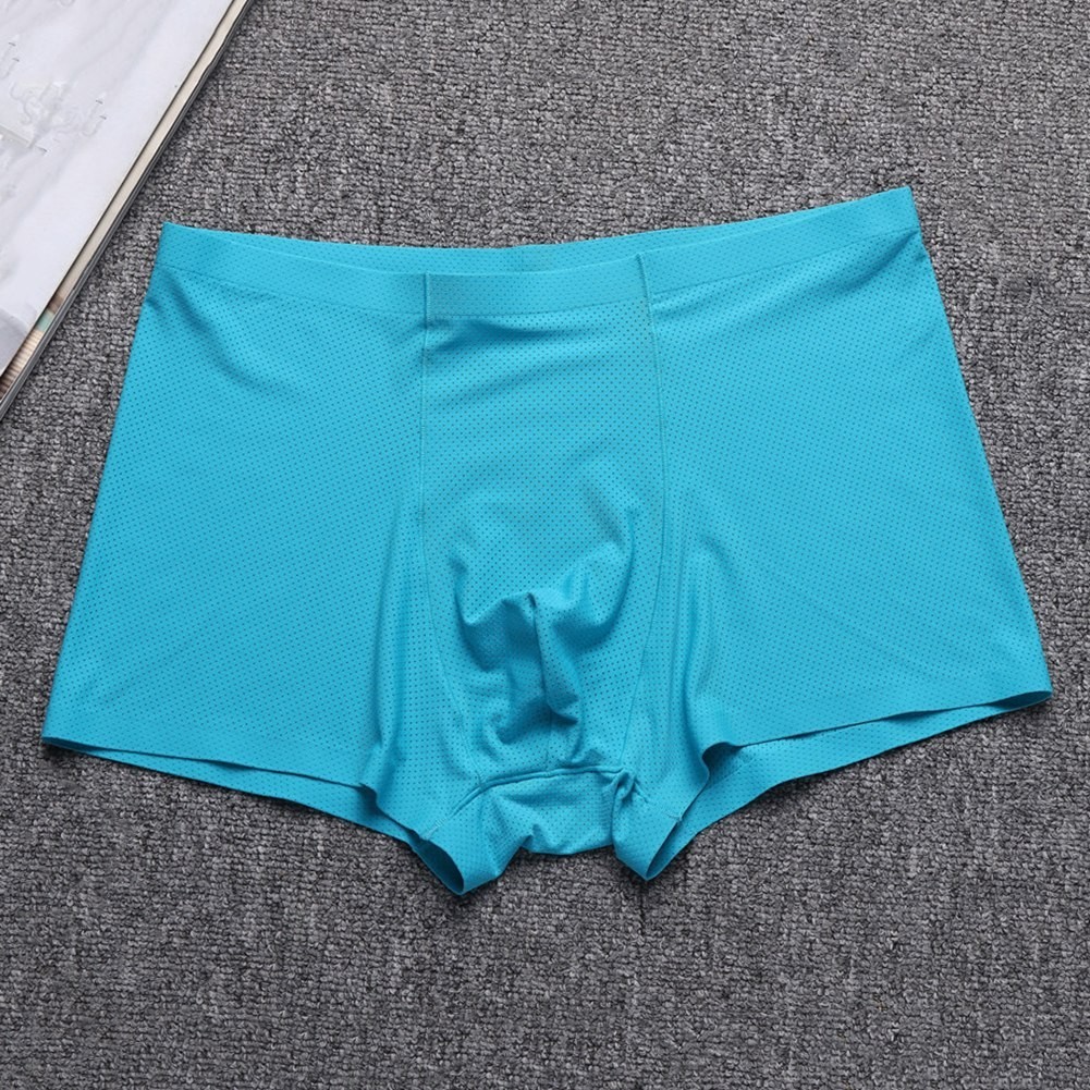 Breathe Easy with These Mens Seamless Mesh Boxer Briefs Comfortable Fit