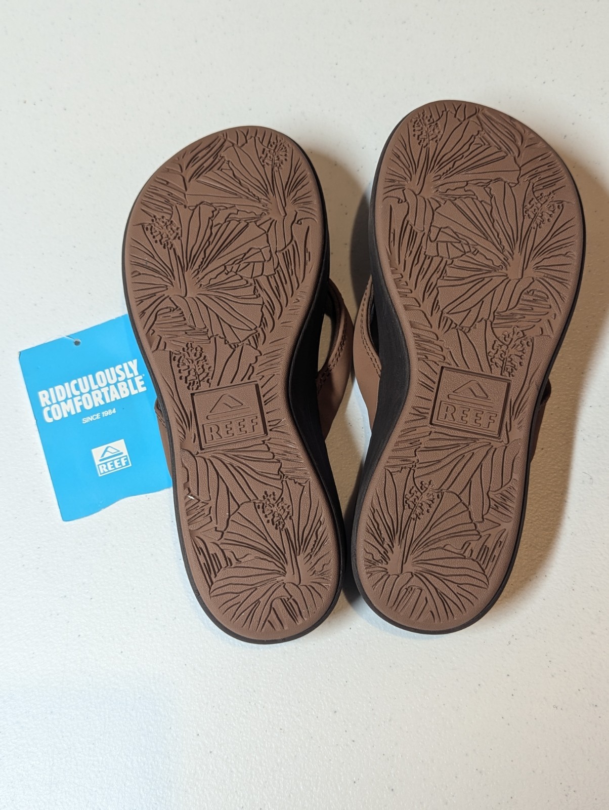 Reef Cushion Cloud Women’s Size 10 Flip Flops Thong Sandals Espresso New NWT