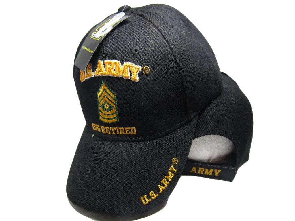 U.S. Army SGT Retired Nice Embroidered Black Cap Licensed Product Free Shipping