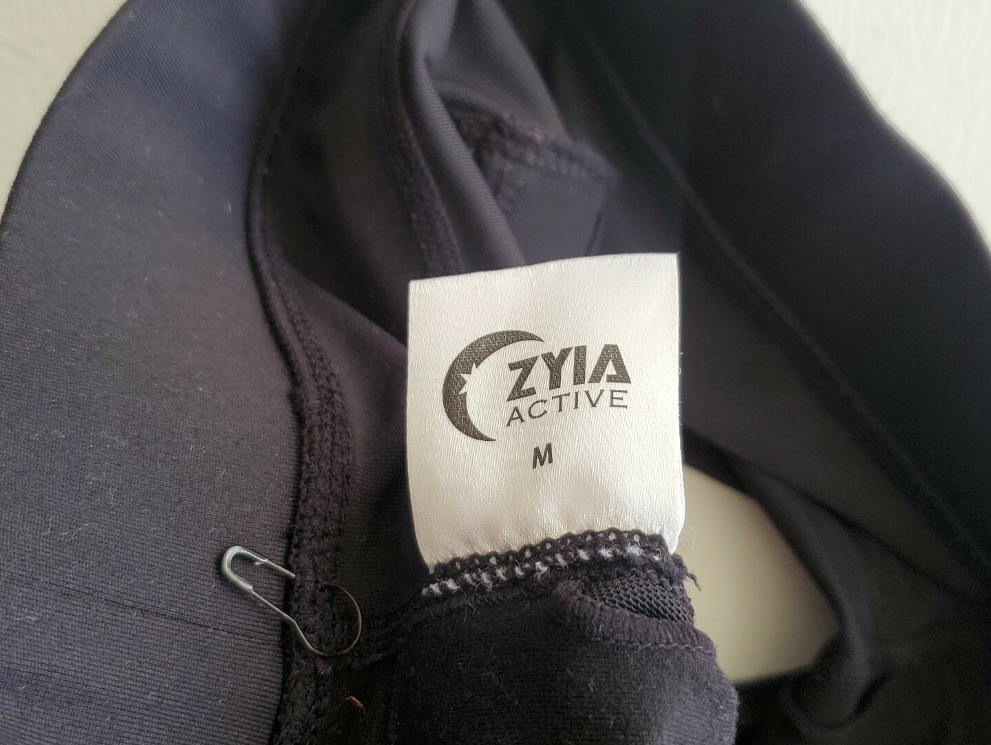 Zyia Active One More Rep Women’s Padded Sports Bra M Black Exercise Work Out