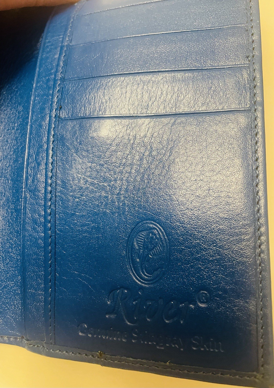 Blue Stingray Clutch/ Wallet Credit Cards, ID , Change and Bill Compartment New