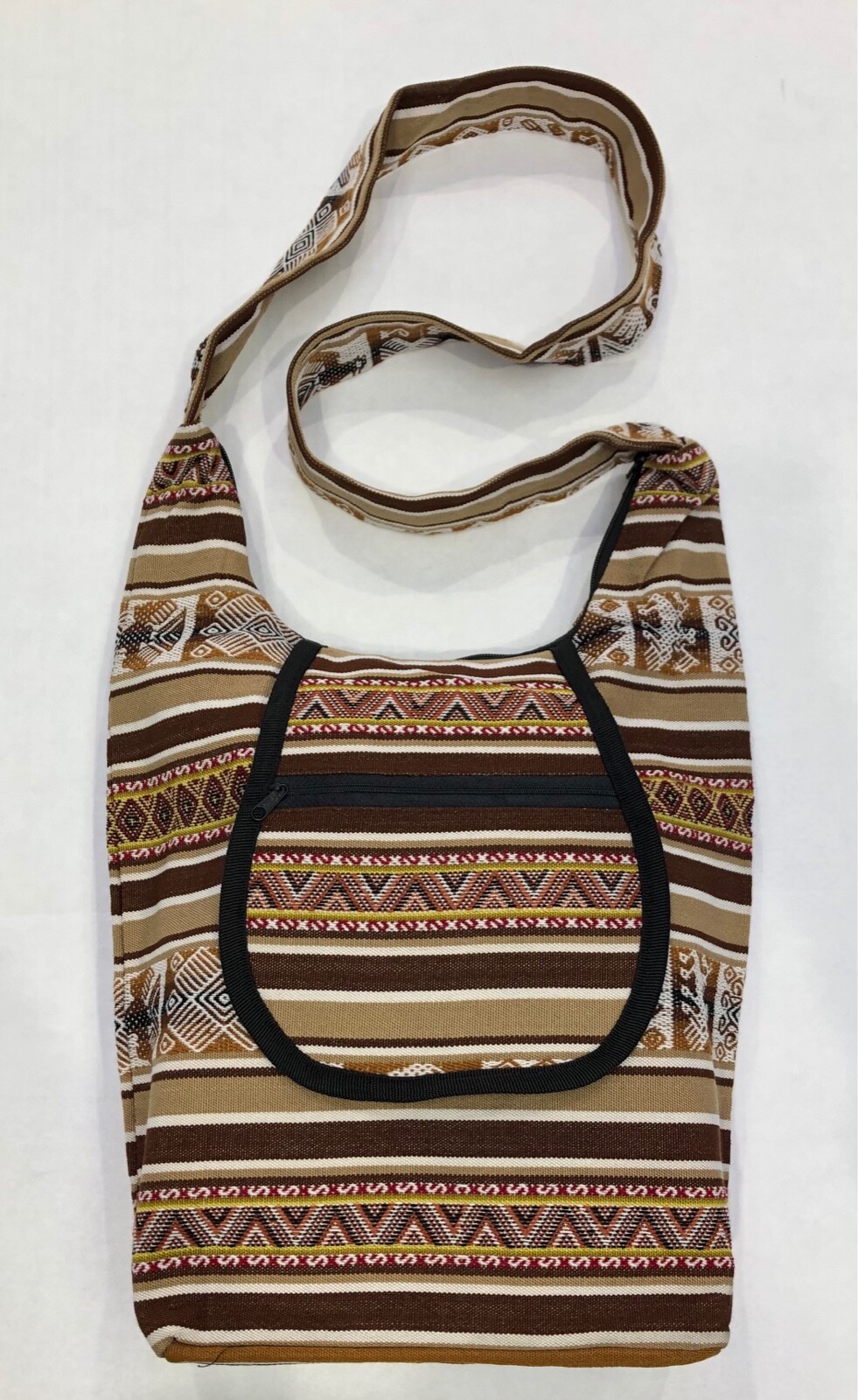 PERU Handmade ARTISAN Print Boho Hippie Shoulder Bag Purse P004